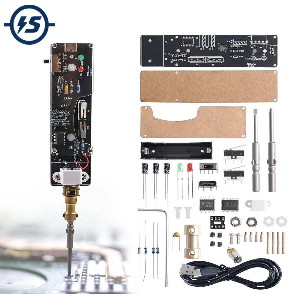 Electronics Project Kit - DIY Handheld Rechargeable Electric Screwdriver Soldering