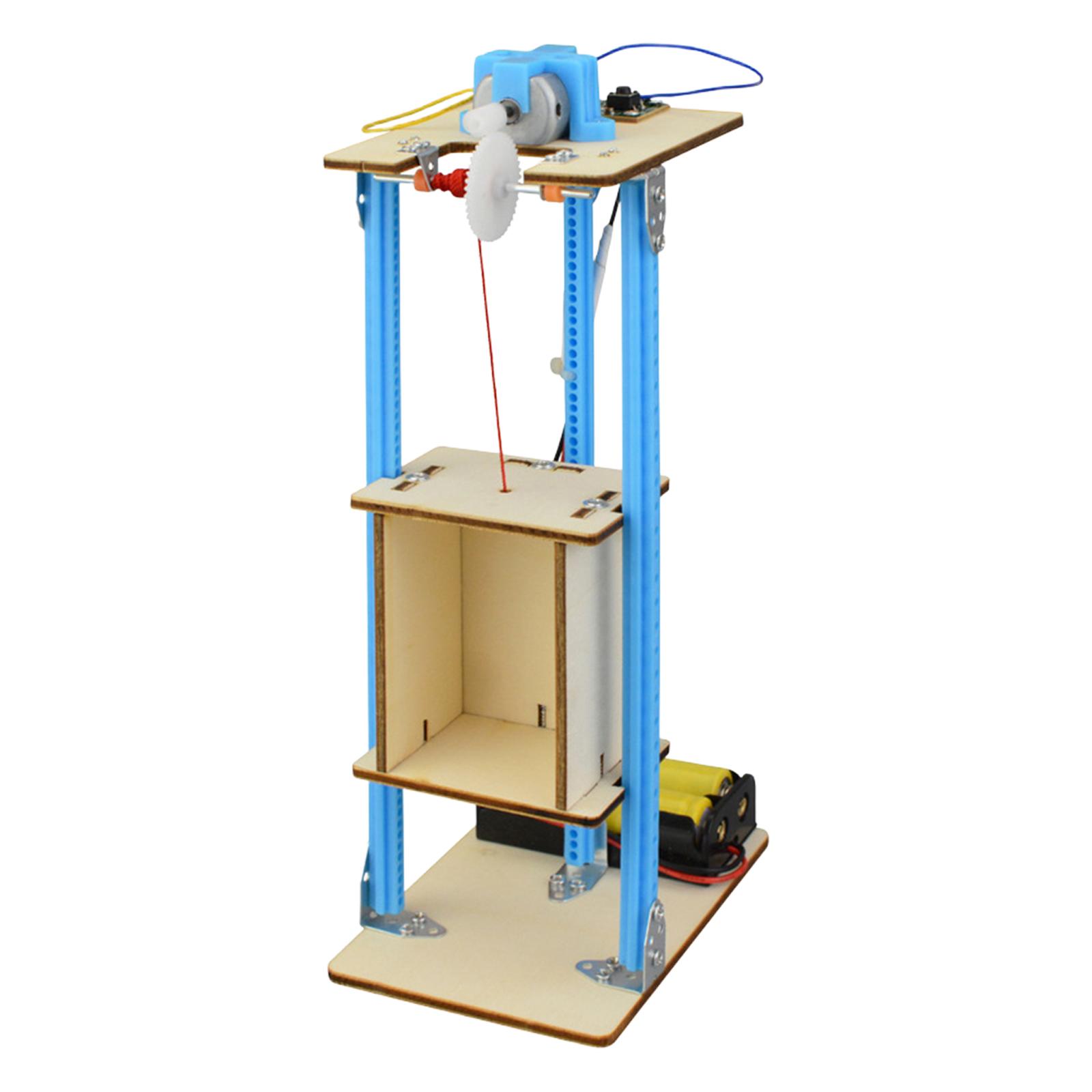 DIY Wooden Elevator Toy Model  - Stem Robotics Kit ulasan dan harga
