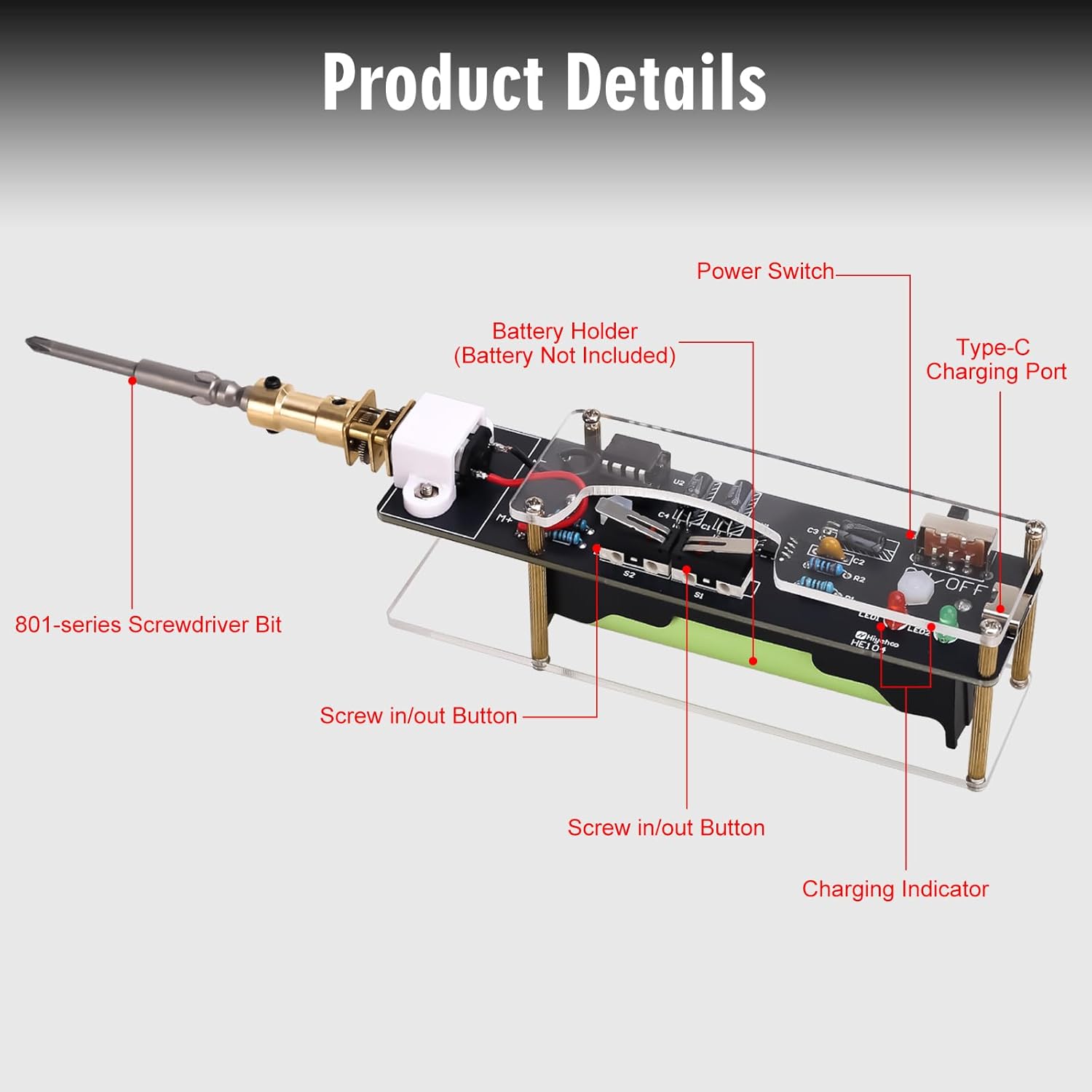 DIY Handheld Rechargeable Elec - Electronics Project Kit ulasan dan harga