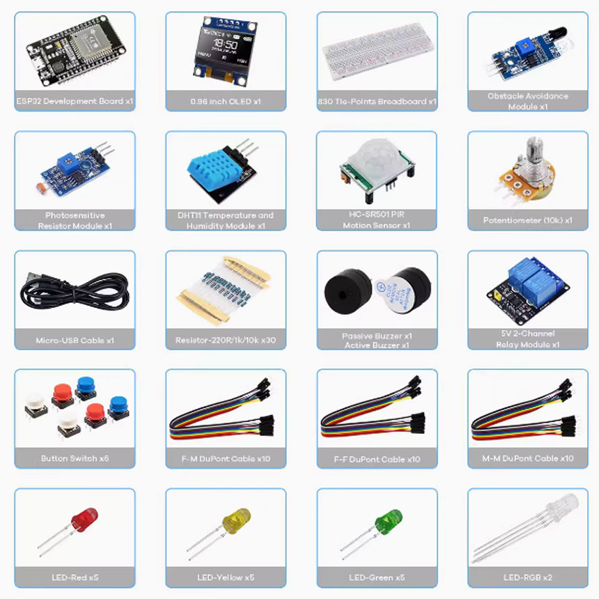 Creator Kit for  Projects Star - Esp32 Smart Home Kit ulasan dan harga