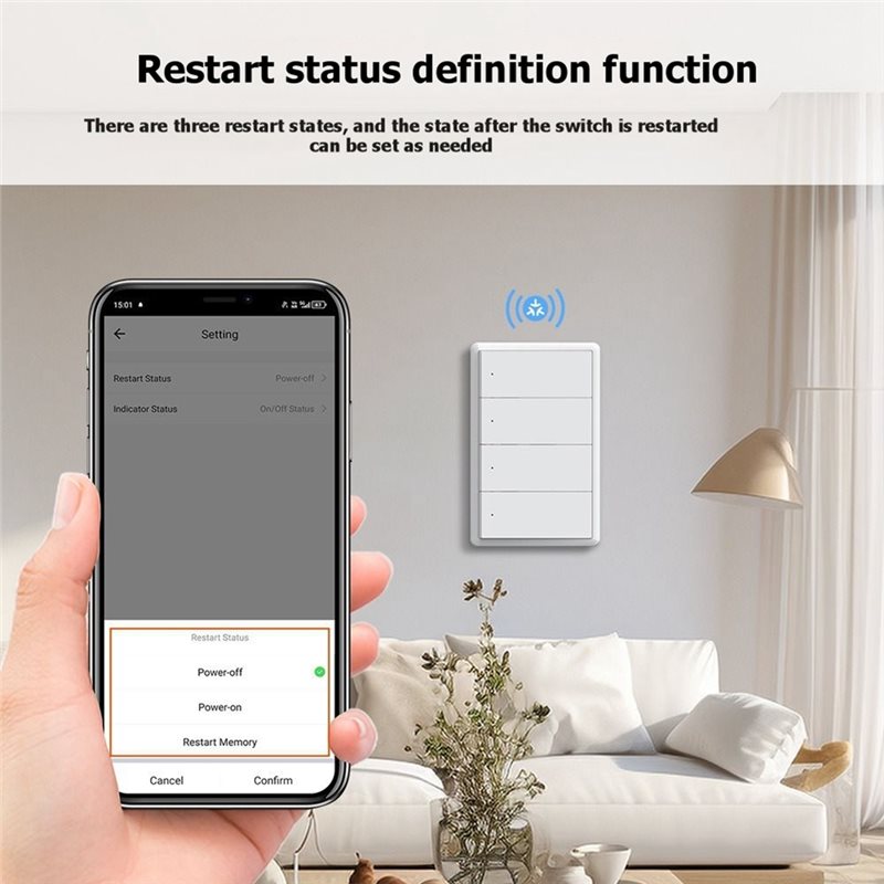 AAAN-Voice Controlled Tuya Wif - Smart Light Switch Wifi ulasan dan harga