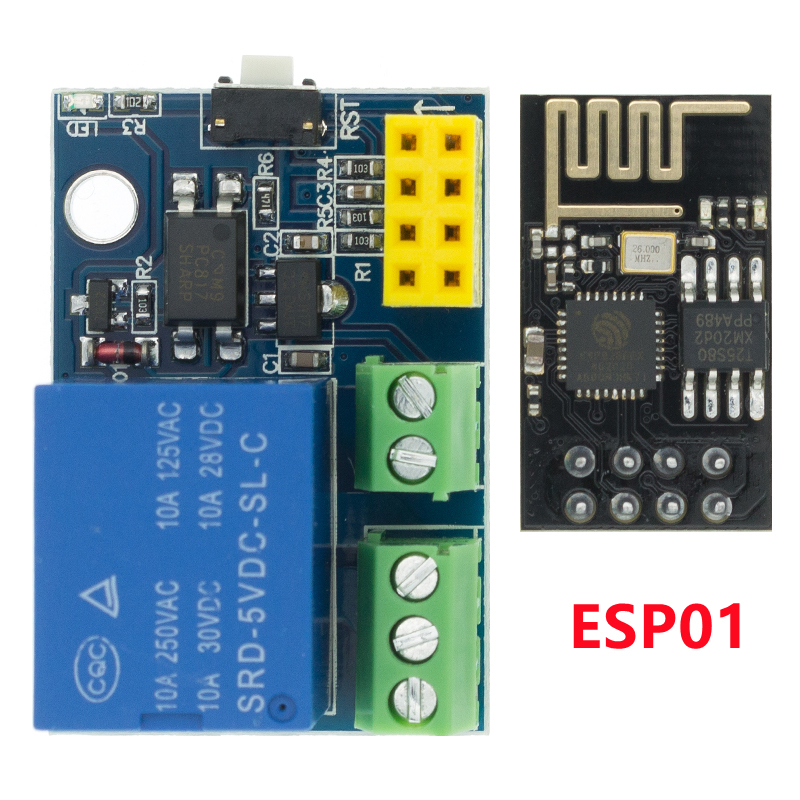 ESP8266 ESP-01 ESP-01S 5V WiFi - Esp8266 Relay Module ulasan dan harga