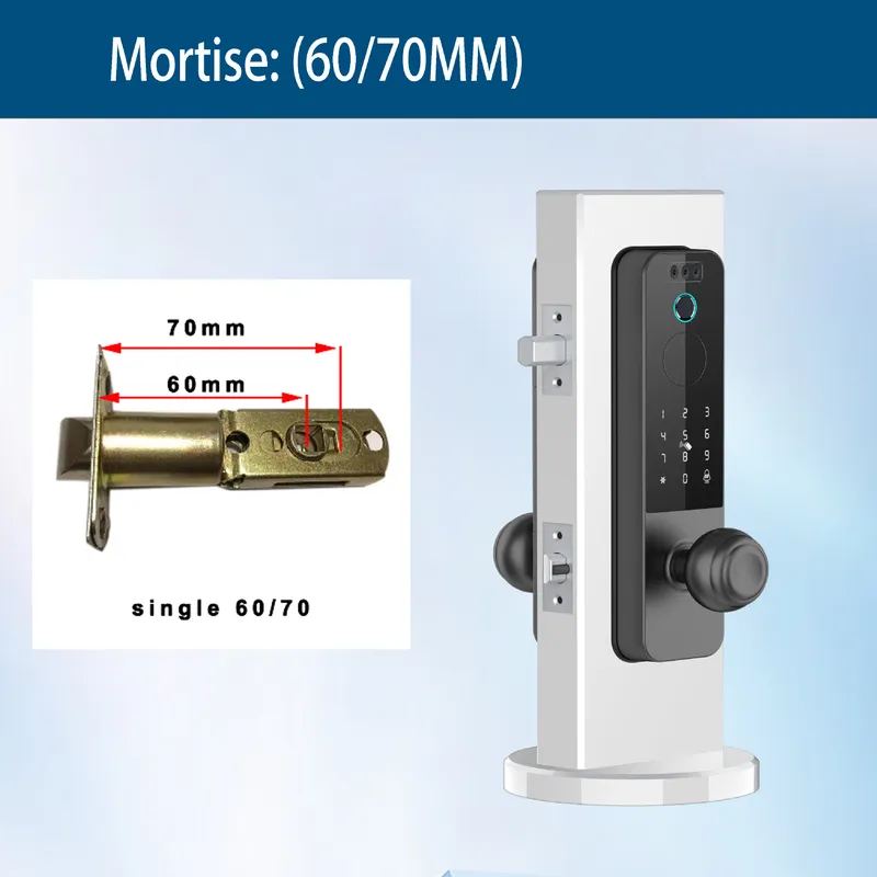 Cross-border Wooden Door Lock  - Smart Door Lock Wifi ulasan dan harga