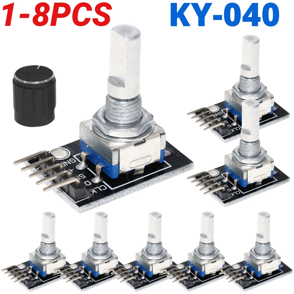 1-8PCS KY-040 360 Degrees Rota - Sensor Kit Arduino ulasan dan harga