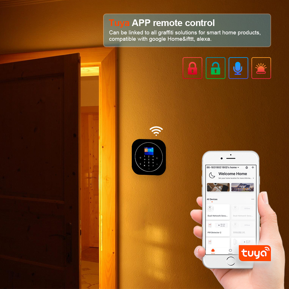 KERUI G12 Wireless Tuya Home A - Smart Home Automation Kit ulasan dan harga