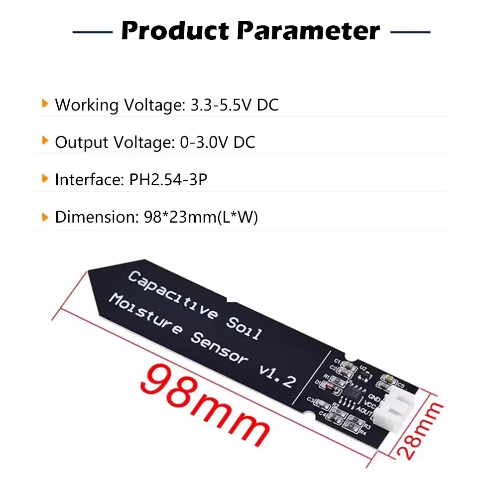 5/10PCS Capacitive Soil Moistu - Sensor Kit Arduino ulasan dan harga