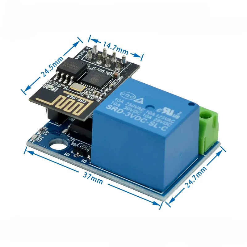 New ESP8266 ESP-01 ESP-01S 5V  - Esp8266 Relay Module ulasan dan harga