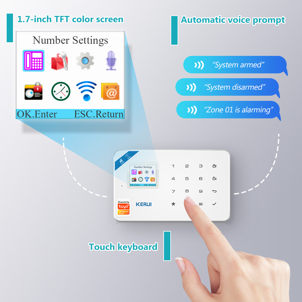 KERUI W181 Alarm System Secutr - Smart Home Automation Kit ulasan dan harga