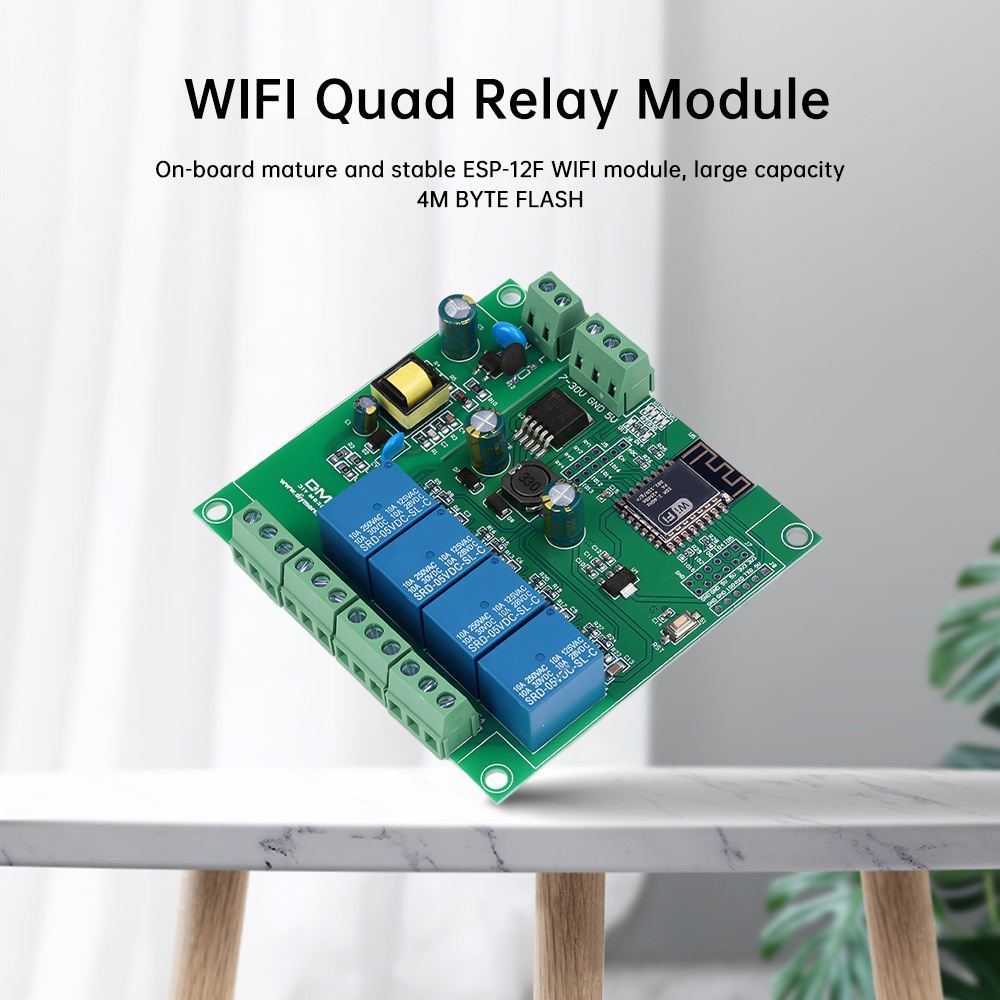 Relay Module WiFi 4‑Channel ES - Esp8266 Relay Module ulasan dan harga
