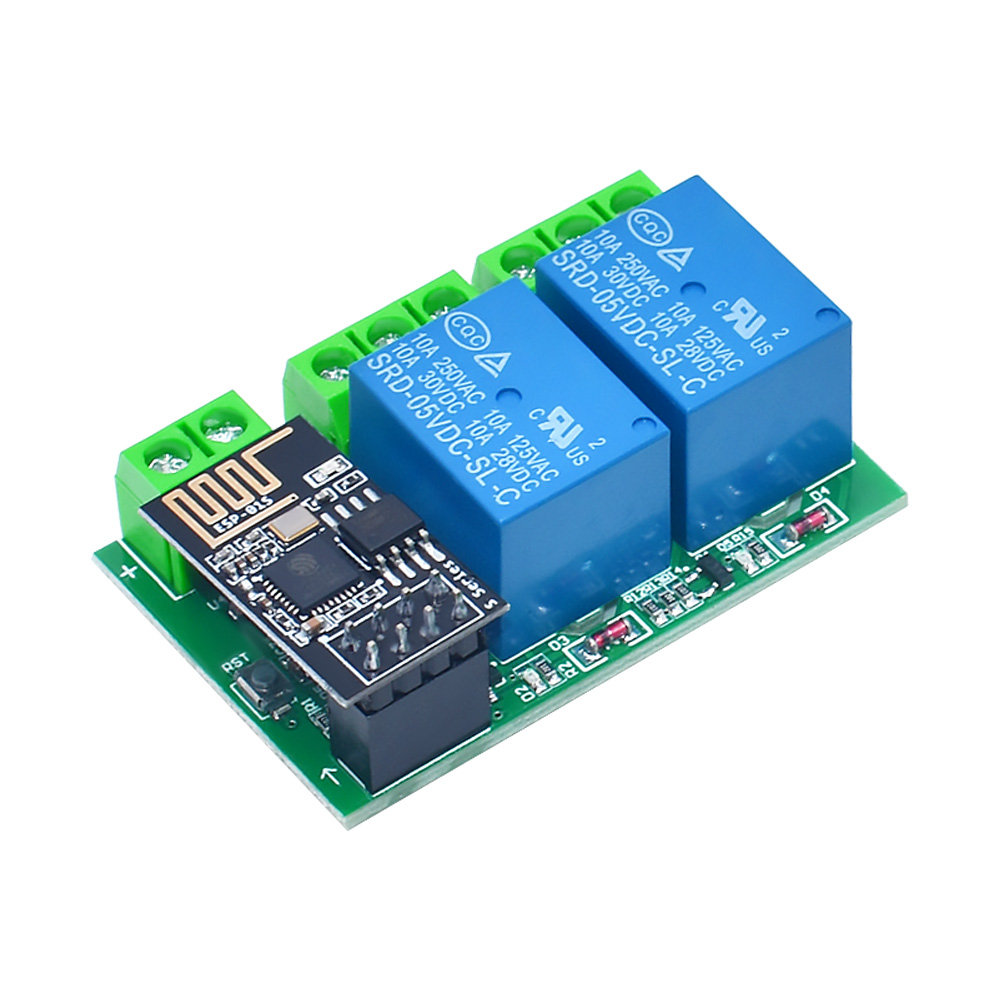ESP8266 Dual Channel WIFI Rela - Esp8266 Relay Module ulasan dan harga