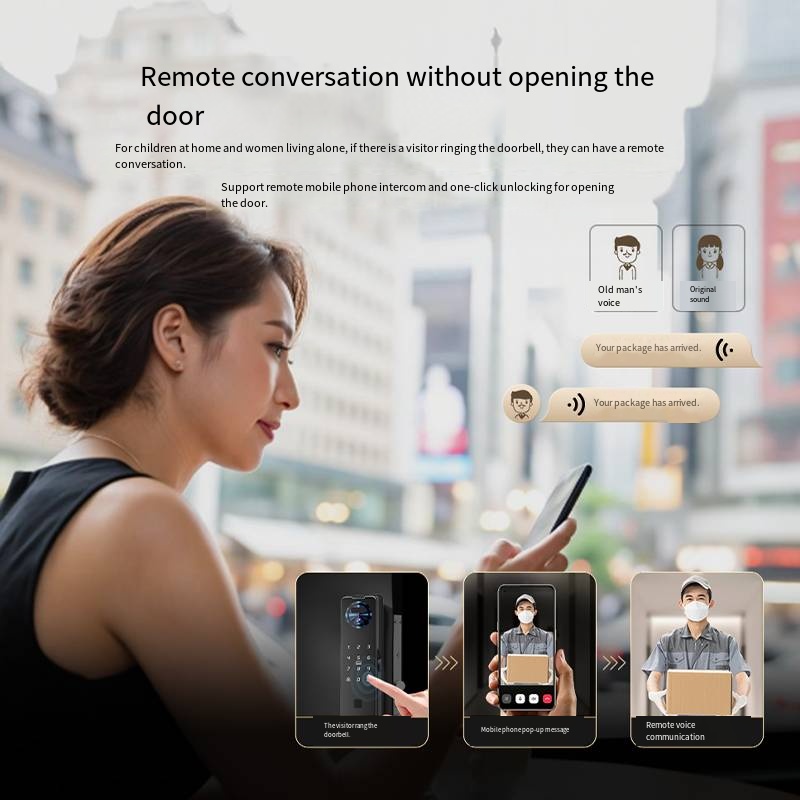 YN S11M Smart Home Digital Ele - Smart Door Lock Wifi ulasan dan harga