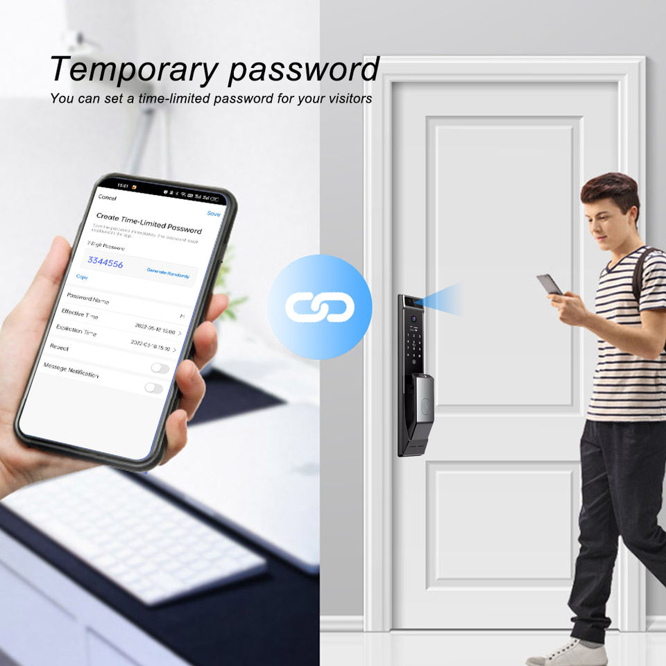 Smart Door Lock Keyless Tuya W - Smart Door Lock Wifi ulasan dan harga