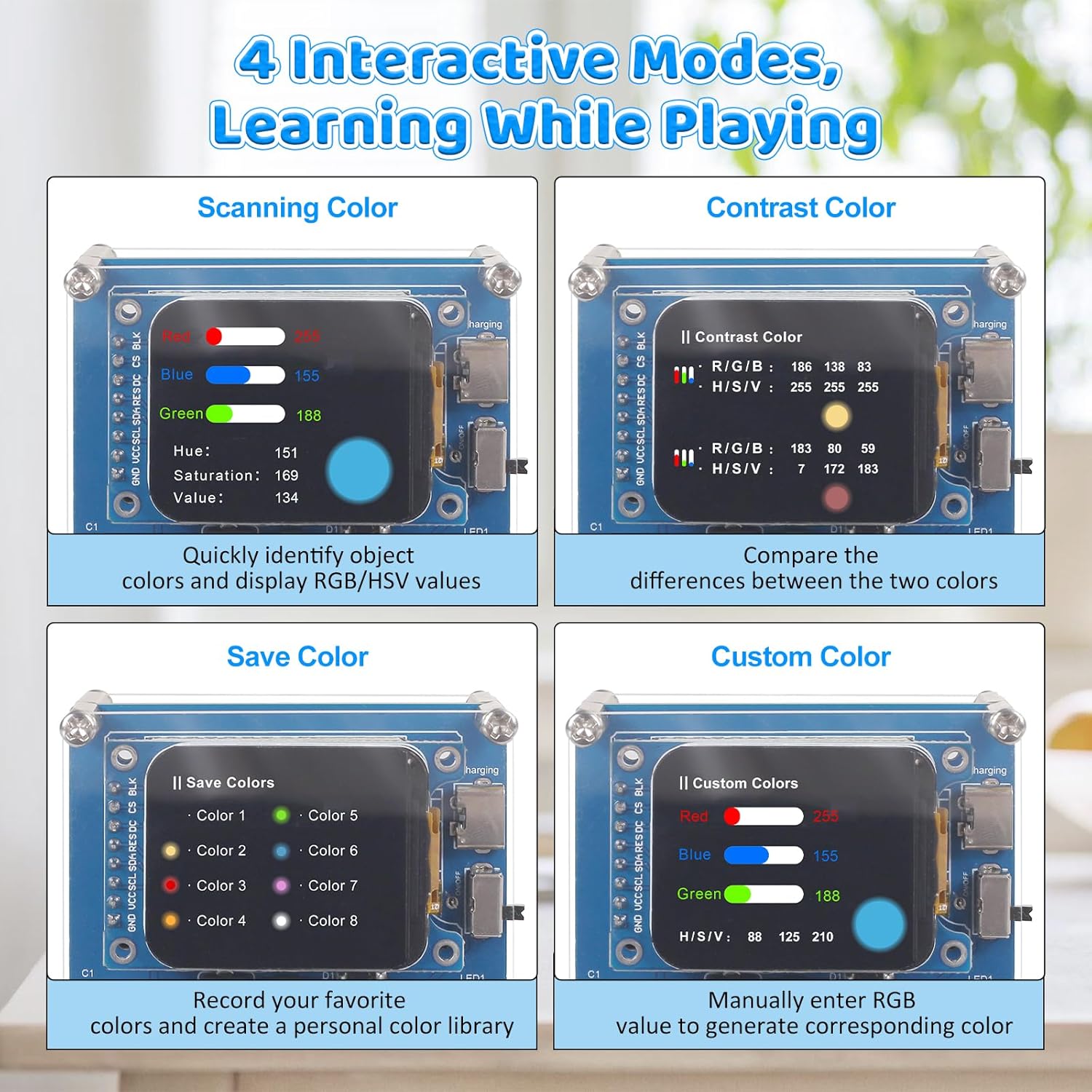 DIY Color Recognition Solderin - Esp32 Smart Home Kit ulasan dan harga