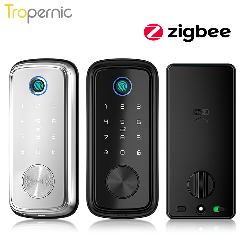Tuya Zigbee Door Deadbolt Lock - Smart Door Lock Wifi ulasan dan harga