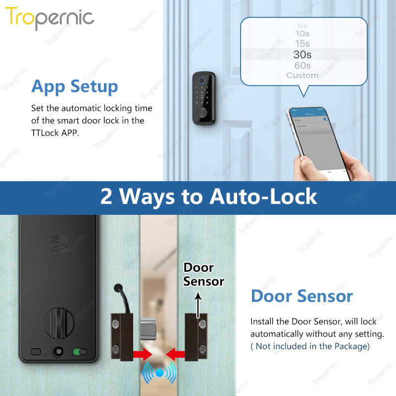 Tuya Zigbee Door Deadbolt Lock - Smart Door Lock Wifi ulasan dan harga