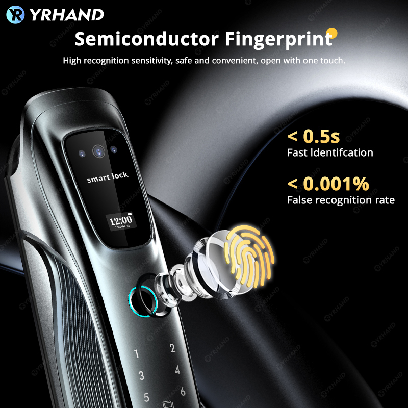 Smart Lock 3D Face Recognition - Smart Door Lock Wifi ulasan dan harga