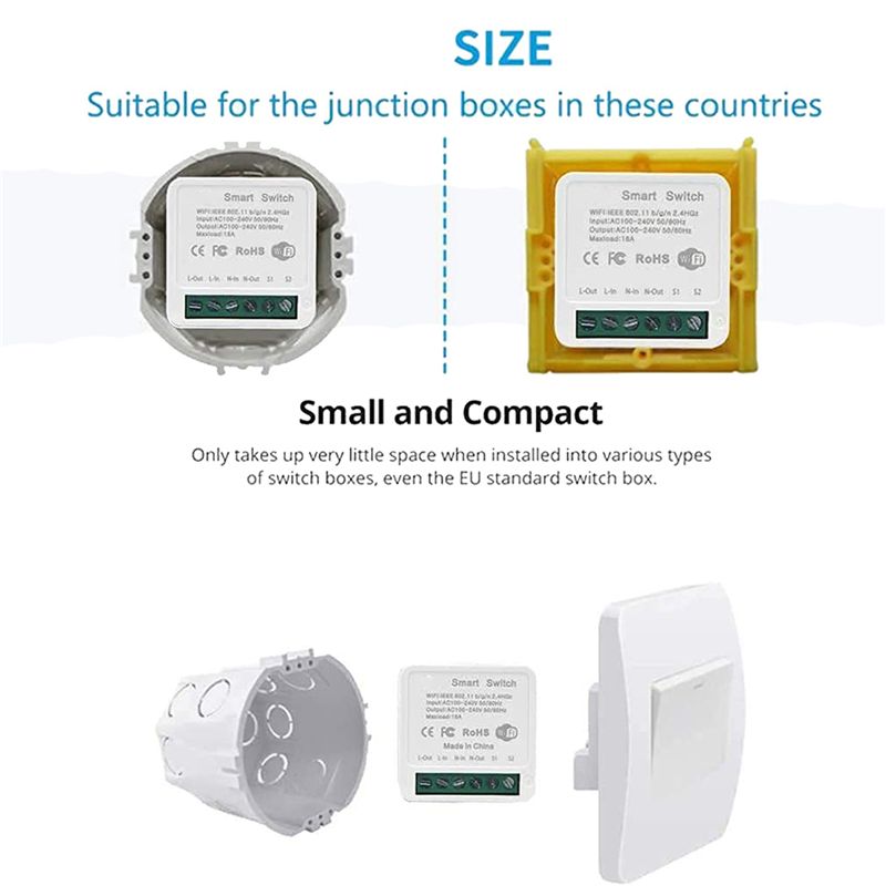 10X Mini Smart Wifi Relay Swit - Smart Light Switch Wifi ulasan dan harga