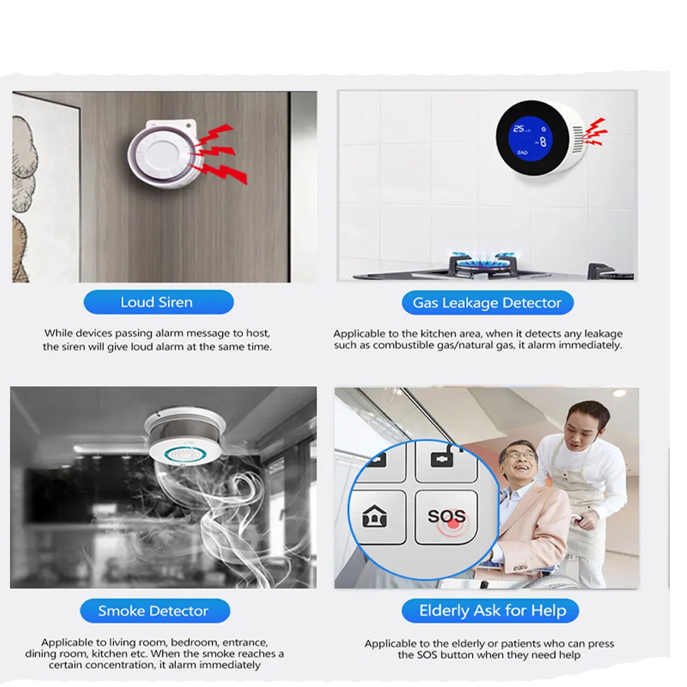 PGST 4G Tuya Smart Home Alarm  - Smart Home Automation Kit ulasan dan harga