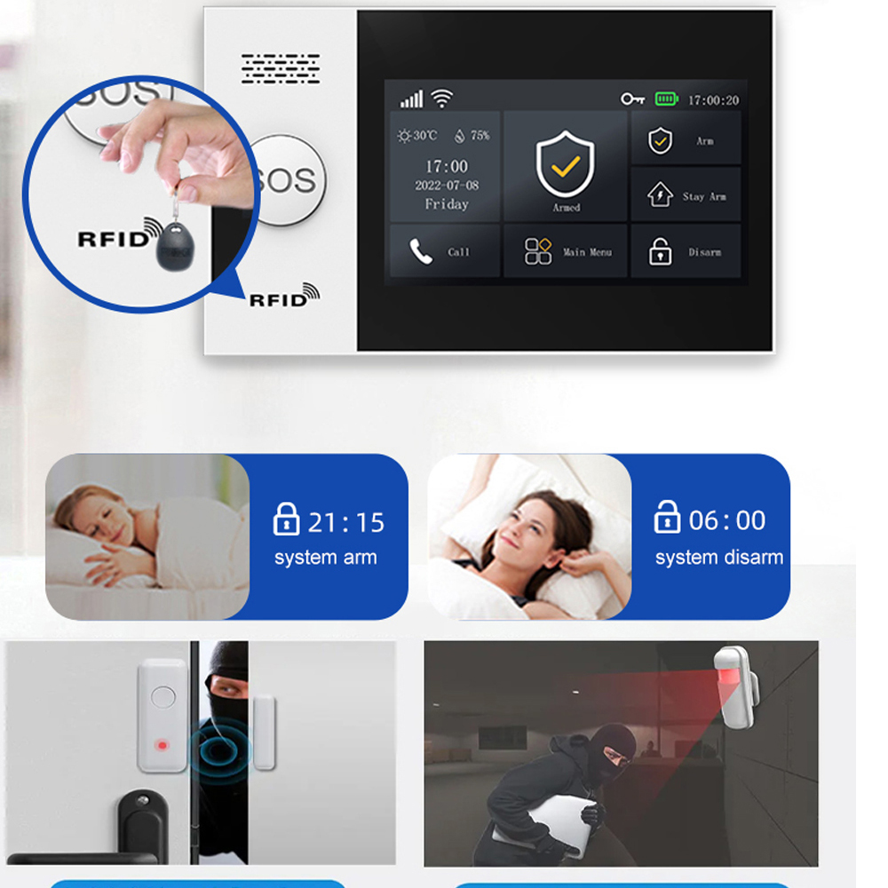 PGST 4G Tuya Smart Home Alarm  - Smart Home Automation Kit ulasan dan harga